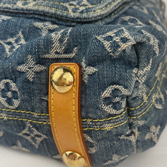 LOUIS VUITTON DENIM BAGGY GM SHOULDER BAG - Picture 11 of 13
